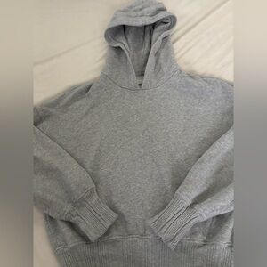 Aerie Light Gray Cozy Hoodie